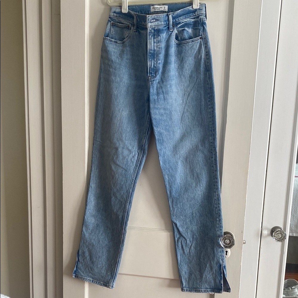 Abercrombie & Fitch Light Blue Straight Leg Jeans